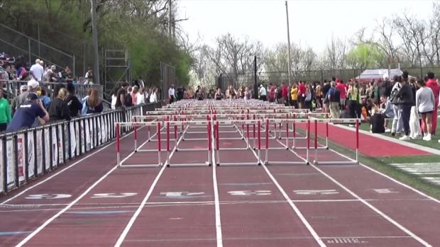 Girls 100 Hurdles Finals Section 3