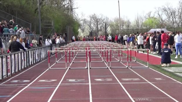 Girls 100 Hurdles Finals Section 1