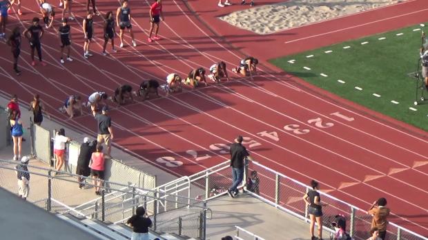 JV Girls 100 Finals Section 1