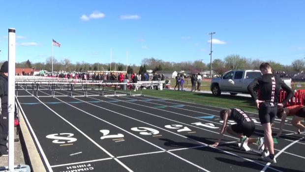 Boys 4x110 Shuttle Hurdle Relay Finals Section 1