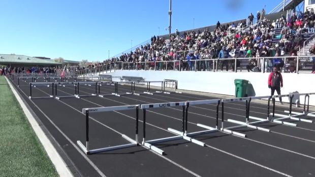 Girls 4x100 Shuttle Hurdle Relay Finals Section 2