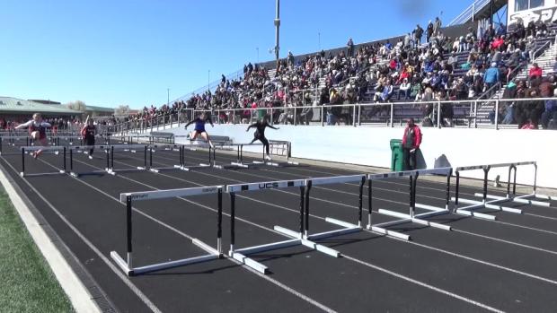 Girls 4x100 Shuttle Hurdle Relay Finals Section 3