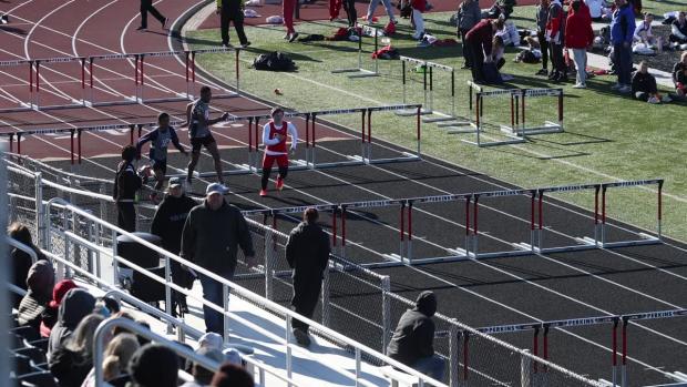 Boys 110 Hurdles Finals Section 1
