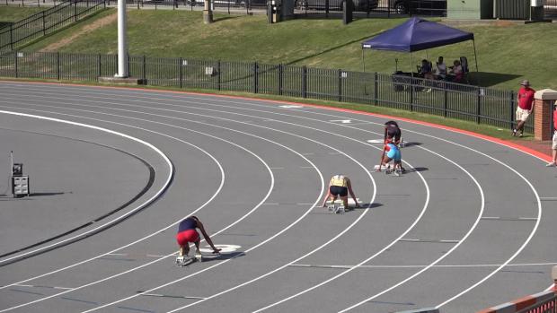 Varsity Girls Sprint Medley Relay Finals Section 1