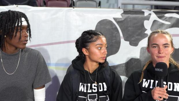 LB Wilson Girls After to Winning Mt. SAC Relays 4x800m