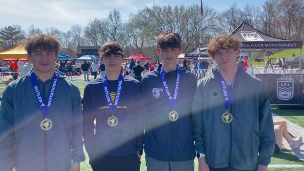 Norwin boys 4x8 after PA#4 performance