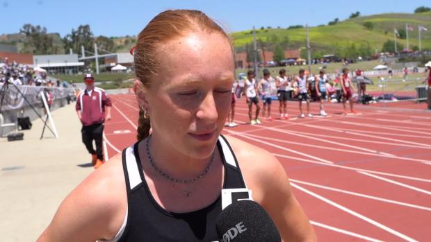 Chirara Dailey Reacts to 2:07 800m PR at Mt. SAC Relays