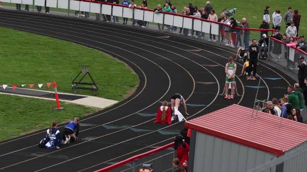 Girls 4x100 Relay Finals Section 2