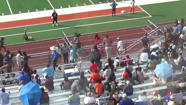 Girls 100 Hurdles Heat 2