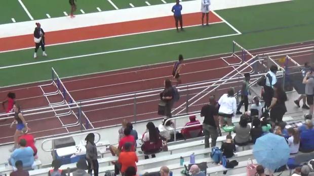 Girls 100 Hurdles Heat 9