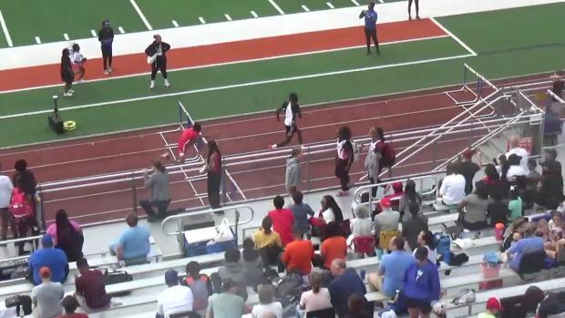 Boys 100 Hurdles Heat 8