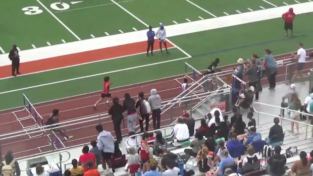 Boys 100 Hurdles Heat 14