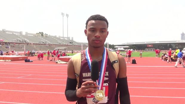 Jayden McCoy Wins Gold In 4A Boy's LJ
