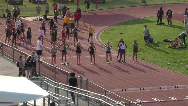Girls 100 Hurdles Prelims Heat 1 - SJTCA Elite