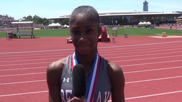 Zahria Bernard Takes Home Gold In 5A 100m Dash