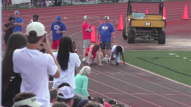 6A Boys 100 Finals Section 1