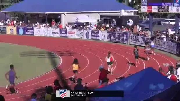 5A Girls 4x100 Relay Finals Section 1