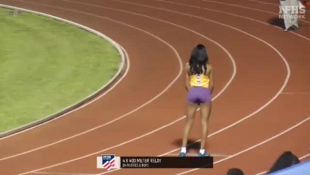 6A Girls 4x400 Relay Finals Section 1