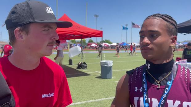 Kayleb Barnett 6A Long Jump Champ Interview 