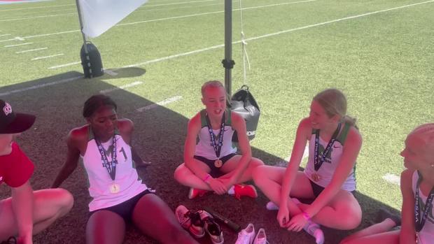 Bishop McGuinness 5A 3200m Relay State Champs Interview 