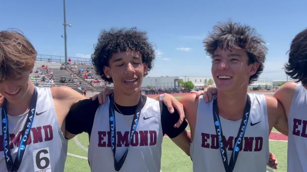 Edmond Memorial 6A 3200M Relay State Champs Interview 