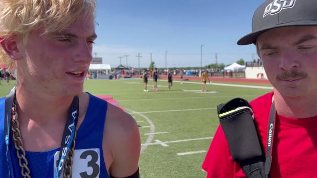 Dominic Matthias 6A 3200M State Champ Interview 