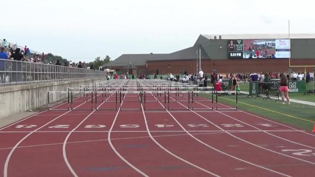 Girls 100 Hurdles Finals Section 1