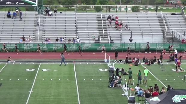 Girls 300 Hurdles Finals Section 1