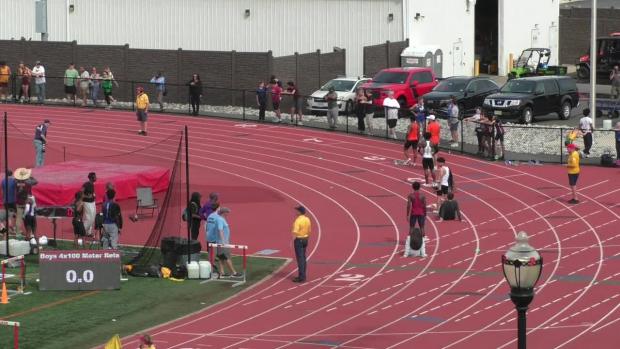Group 4 Boys 4x100 Relay Finals Section 2 - Sectional