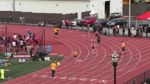Group 1 Girls 400 Hurdles Finals Section 1 - Sectional