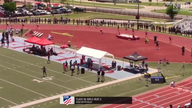 5A Girls 4x100 Relay Prelims Heat 2