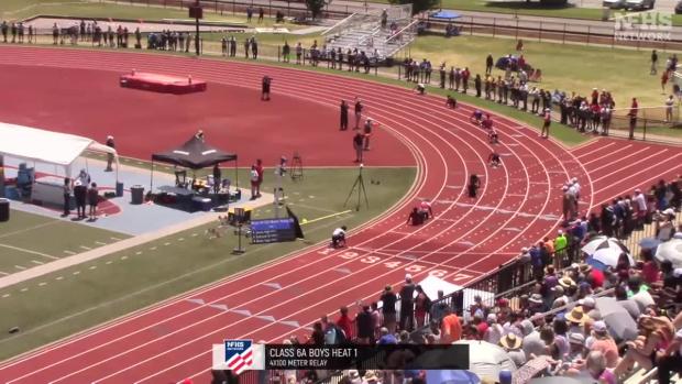 6A Boys 4x100 Relay Prelims Heat 1