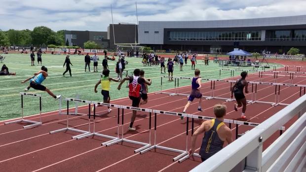 Boys 110m Hurdles Heat 2