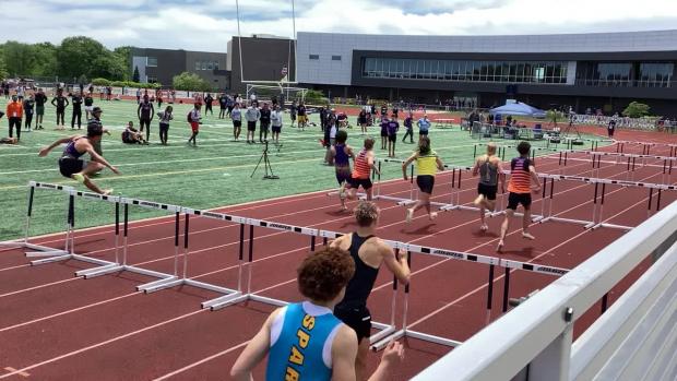 Boys 110m Hurdles Heat 3