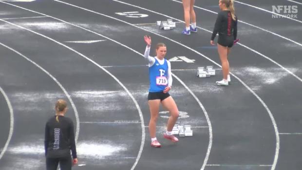 3A Girls 4x100 Relay Finals Section 1