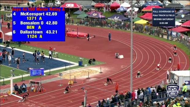 3A Boys 4x100 Relay Prelims Heat 3
