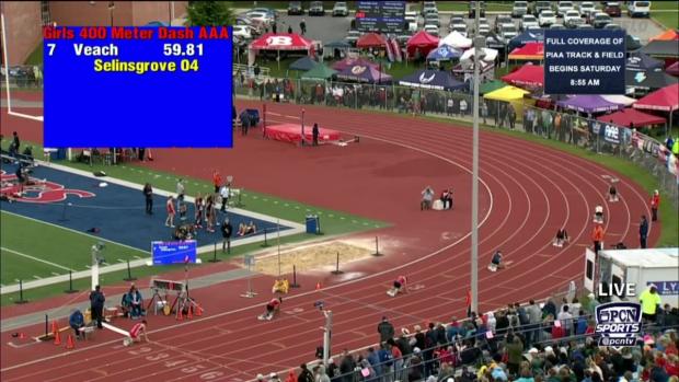 3A Girls 400 Prelims Heat 4