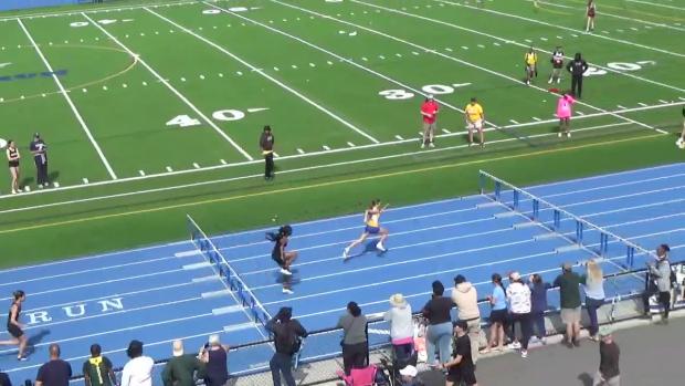 Girls 100 Hurdles Prelims Heat 2