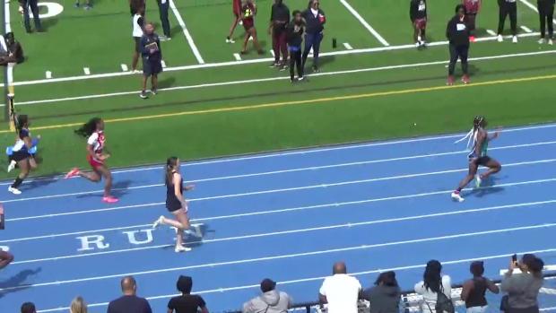 Girls 100 Prelims Heat 9