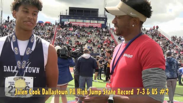Jalen Cook PA State Record & US #2 High Jump 7-3
