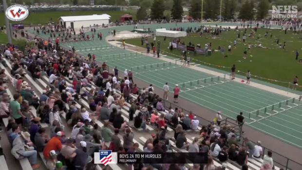 2A Boys 110 Hurdles Prelims Heat 1