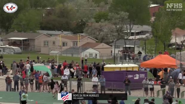 2A Boys 110 Hurdles Prelims Heat 2