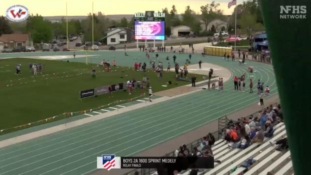 2A Boys Sprint Medley Relay Finals Section 1