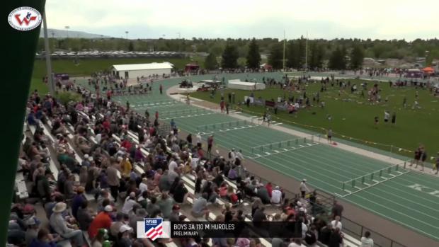 3A Boys 110 Hurdles Prelims Heat 2