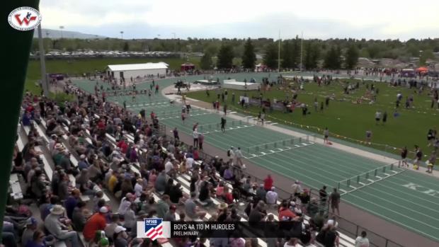 4A Boys 110 Hurdles Prelims Heat 1