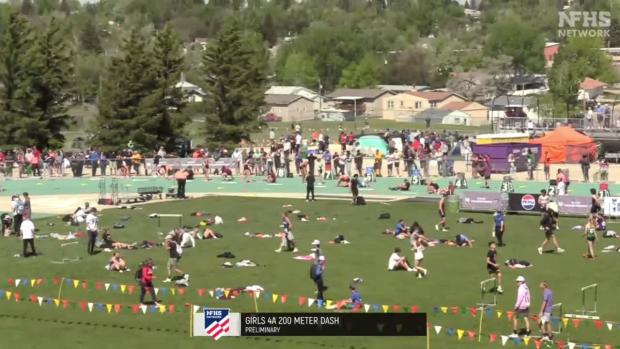 4A Girls 200 Prelims Heat 2
