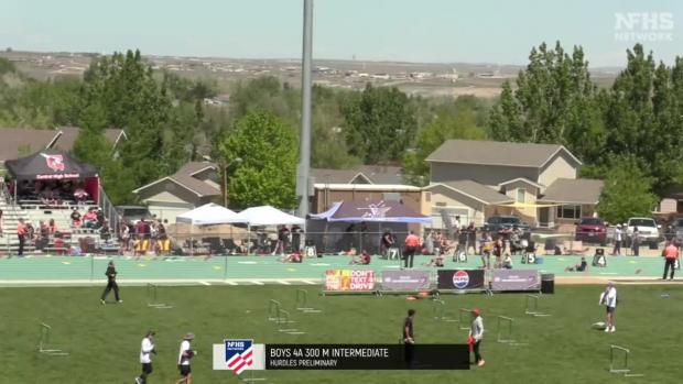 4A Boys 300 Hurdles Prelims Heat 1