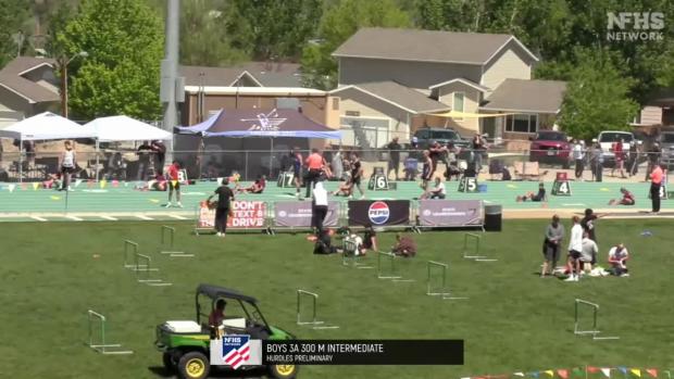 3A Boys 300 Hurdles Prelims Heat 2
