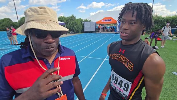 Janardie Turner is speechless after 110HH prelim