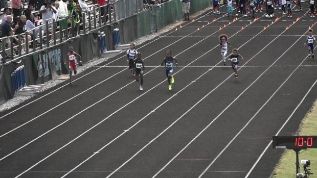8 under Boys 100 Prelims Heat 4